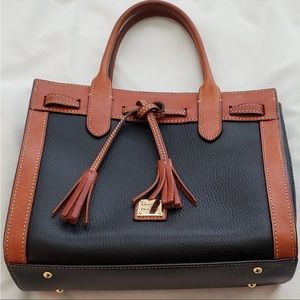 DOONEY & BOURKE Pebbled Grain Ariel Satchel Handbag